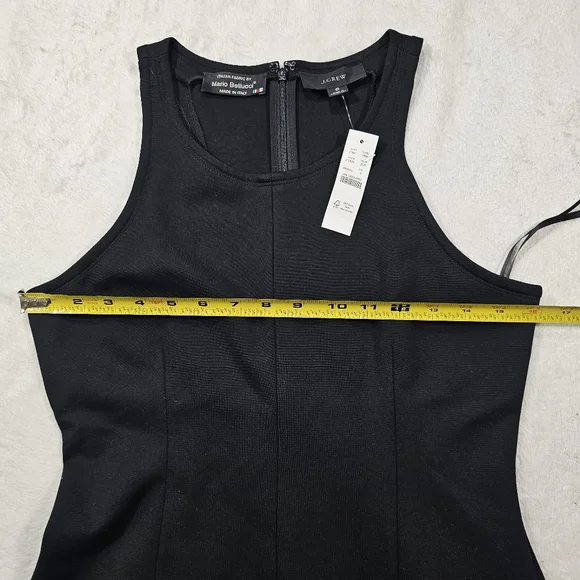 J.Crew Racerback dress in Italian ponte Sz 6 NWT - Picture 7 of 8